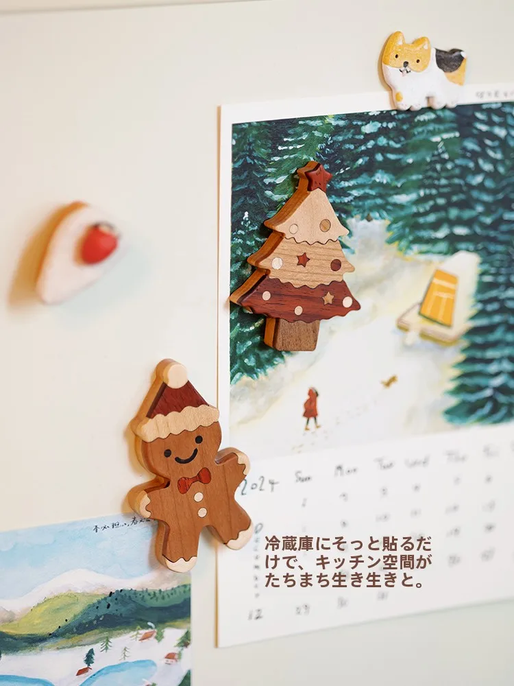 ハロウィンとクリスマスの間で迷うなら、この木製マグネットが救う！
