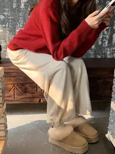 極上の柔らかさの冬用レディースウエストゴムパンツ【加毛・フィット】（セットアップ対応）