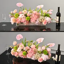 会議室用長テーブル装飾用造花【ホテルやレストラン向け・テーブル装飾】