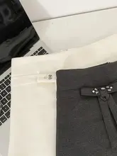 バタフライボウ付きミニスカート【防透け・フィット・秋冬用】（セットアップ対応）