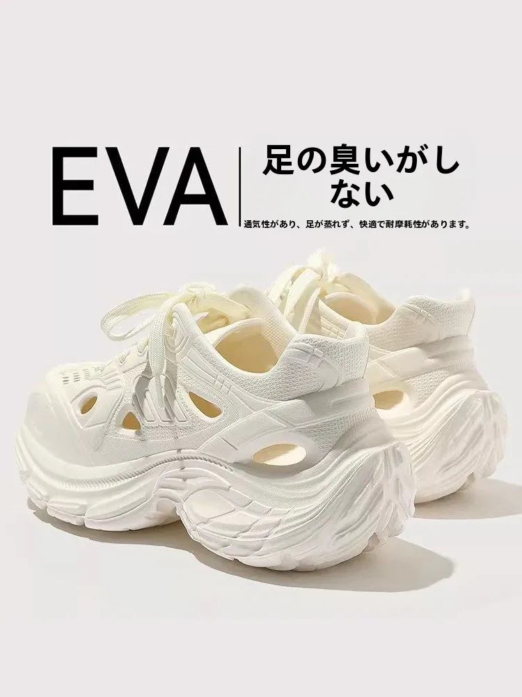 厚底防滑サンダル：夏用EVA製で長時間歩行にも適した快適性を実現