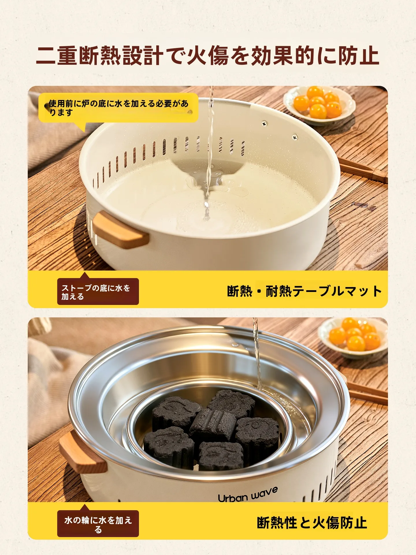 Urbanwave 囲炉裏用煮茶・焼肉炉：家庭向け屋内屋外対応の炭焼き設置ガイド