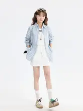 2点セット レディース 刺繍キャミソール 半袖インナー ストライプシャツ UVカット ヴィンテージ 韓流 夏「XinmonLee」