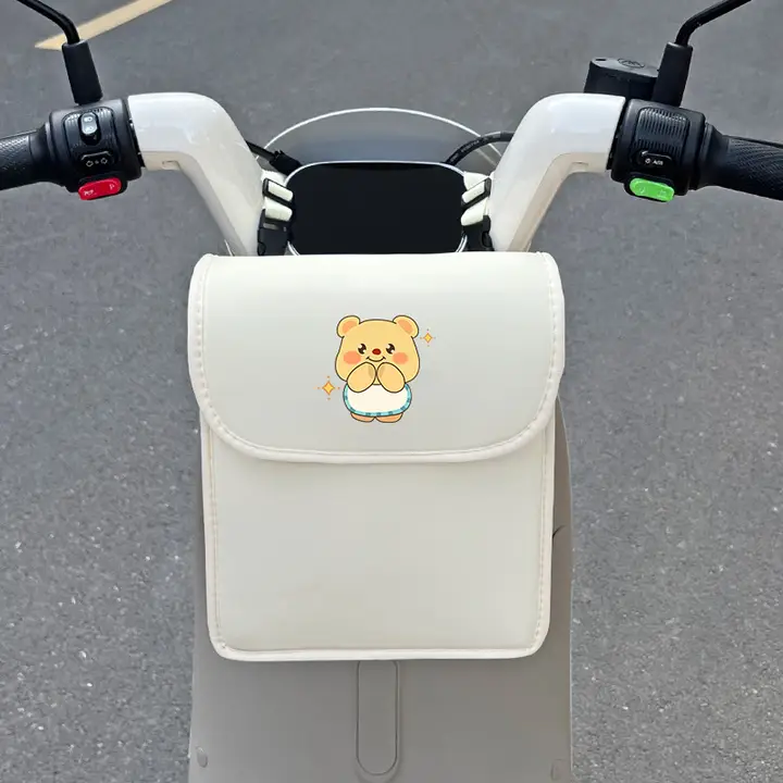 電動自転車用防水バスケット【前置き物入れ・収納便利】