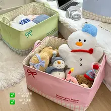 大容量の衣類収納バスケット【折り畳み式・洗濯可能・学生寮用・おもちゃ整理用】