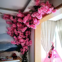 造花大桜の木 インテリア装飾用【リビング用・壁掛け対応・マンゴーリーフ・榕樹リーフ】