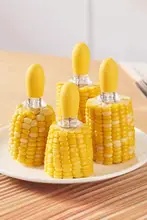 トウモロコシフォーク 子供 バーベキュー 可愛い 熱くない 粘りにくい