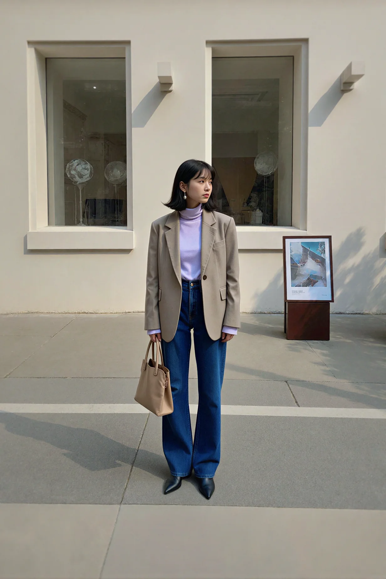 大人可愛い服 50代コーデ 完全ガイド｜大Vネックニットの着こなし術