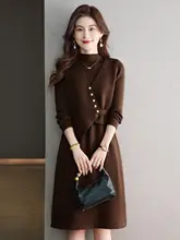 高級短丈ニットベスト【フィット感のあるマキシスカート・ワンピース】（セットアップ対応）