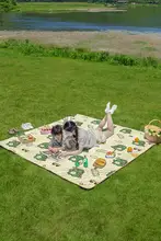 TAN XIAN ZHE キャンプ用 防水ピクニックマット【厚手・携帯式・アウトドア用】（セットアップ対応）