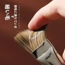 プロフェッショナルメイクアップブラシ【フラットヘッド・シームレス塗布・ファンデーション用】
