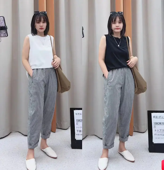 オーガニックコットン夏用タンクトップTシャツ【柔らかい・無地・女性用】