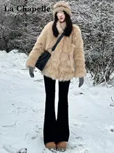 黒い加绒の微喇ジーンズ【レディース・ハイウエスト・スリムフィット・秋用】（セットアップ対応）