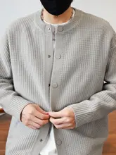 高密度の肌触り！メンズカーディガン【秋冬用・カジュアルデザイン・スタイル】