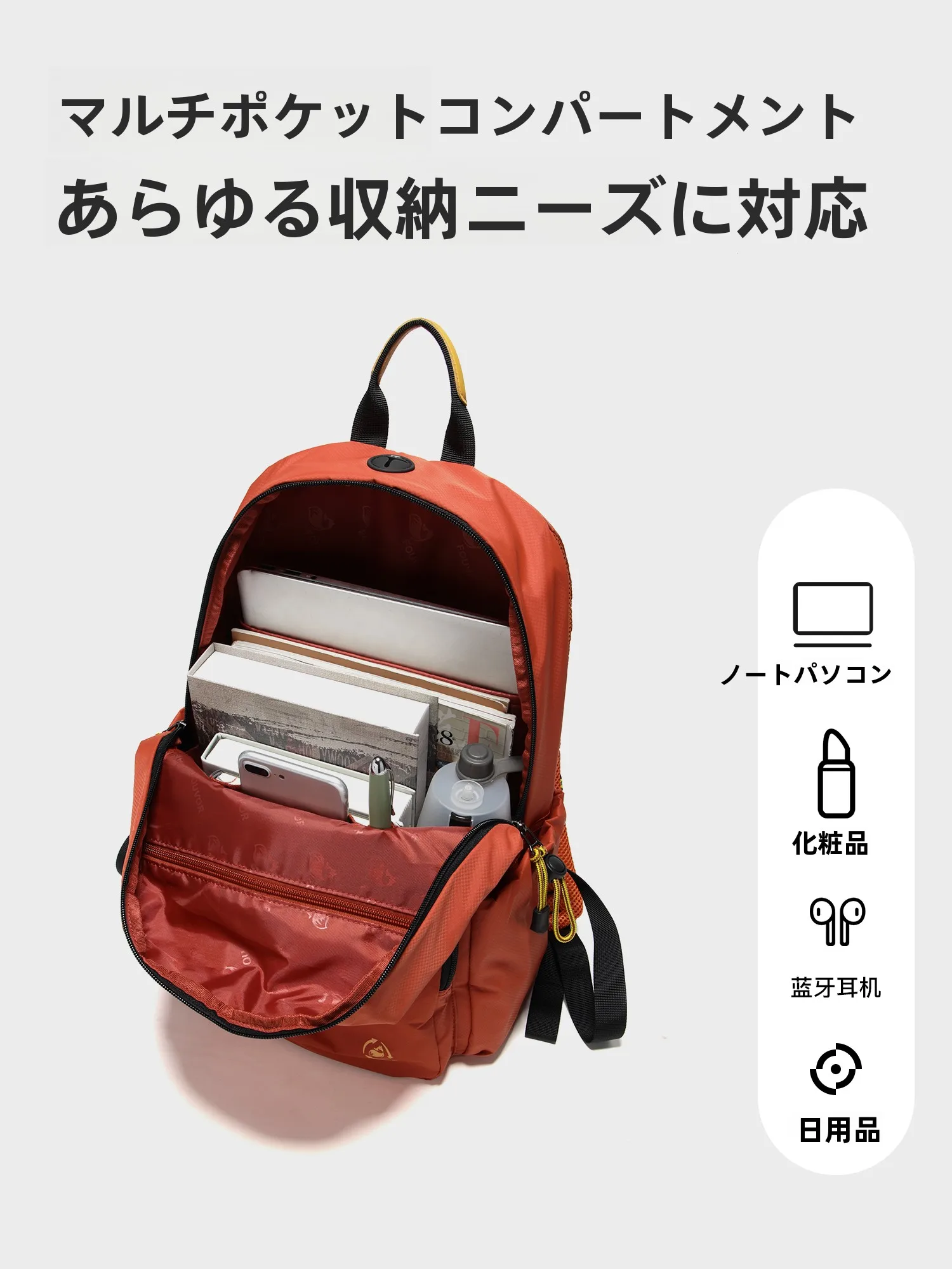 多層デザインのキャンバスバックパック：ノートパソコンリュックとしての実用性とキャパシティの検証