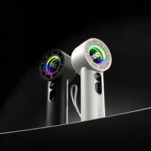 SOTHING 強力USB充電ハンディミニ扇風機【デスク用・静音・化粧鏡付き・アウトドア対応】