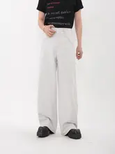 クリーンフィットデザインのワイドレッグデニムパンツ【メンズ・ロング・極 上の柔らかさ】（セットアップ対応）