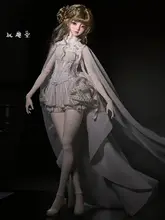 BJD可動人形【四分の白天使・中世ロココ風・ハンドメイド】