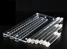 アクリル製 透明大容量イヤリングスタンド【ディスプレイ用・ピン式】