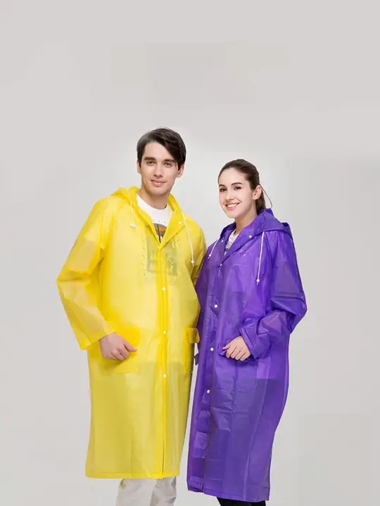 レインポンチョ ノースリーブ PVC 防水 アウトドア トレッキング ハイキング カラフル 「JOJO'S L. PD.」