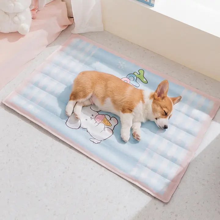 hipidog ペット用冷却マット【犬猫兼用・夏用・快適睡眠】