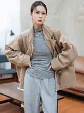 一非空間 コーデュロイショートジャケット【秋冬・ユニークデザイン・フィット・レディース】