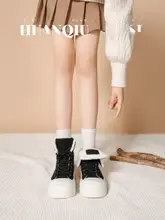 フリース裏地付き 二Way 雪用ブーツ【厚底・カジュアル・女性用】