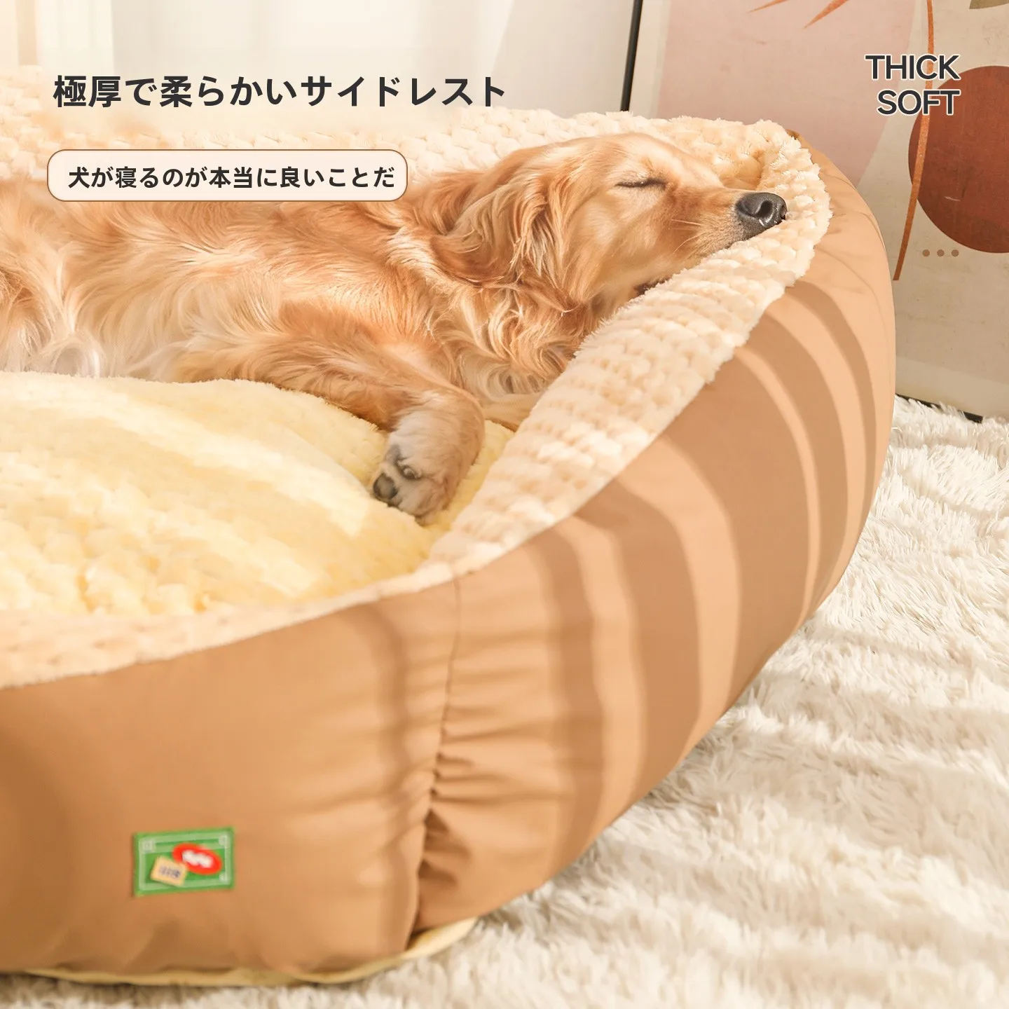 大型犬用冬用保温クッション フロア 犬：Hoopetの防寒ソファマットが解決する寒さ対策