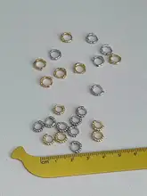 925純銀製 ミニサークルイヤーカフ【シンプルデザイン・寝る時も外さない】