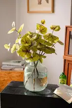 リアルなハスの葉の造花【中華スタイル・テーブルデコレーション・リビング用】