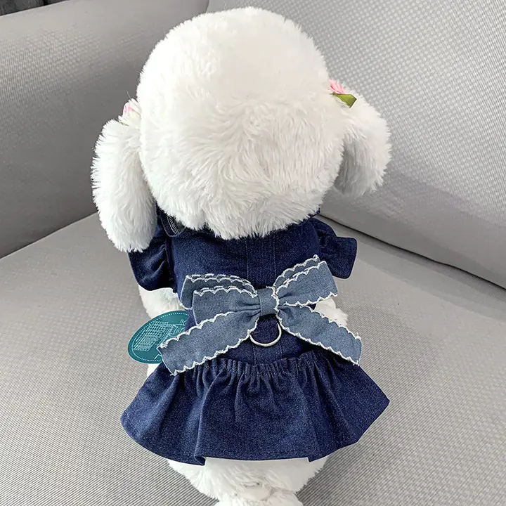ペット用ドッグワンピース【春夏・かわいいデザイン・トイプードル用】（セットアップ対応）