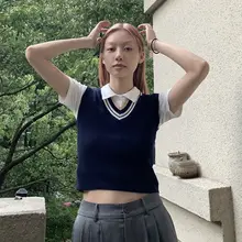 学院風JK制服【春夏用・スカート・トップス・デザイン】（セットアップ対応）