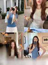 極上の柔らかさのリネン混紡トップス【夏用・すっきりしたシルエット・シンプルデザイン】（セットアップ対応）