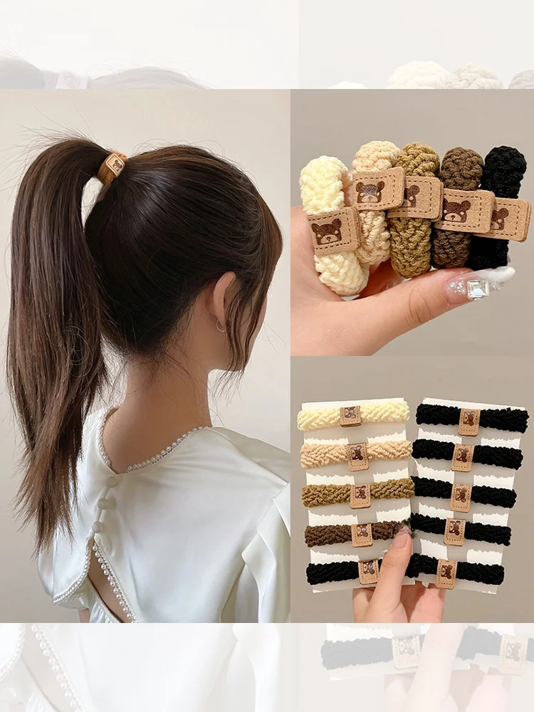 高級感のあるカラフルな高馬尾ヘアゴム：色移り ハイター とは？