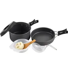 アウトドア用コンパクトクッキングセット【キャンプ・ピクニック・調理器具・一人用】（セットアップ対応  ）
