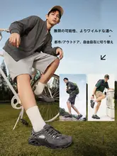 アウトドア用 メンズサンダル【抗滑・衝撃吸収・牛革製】