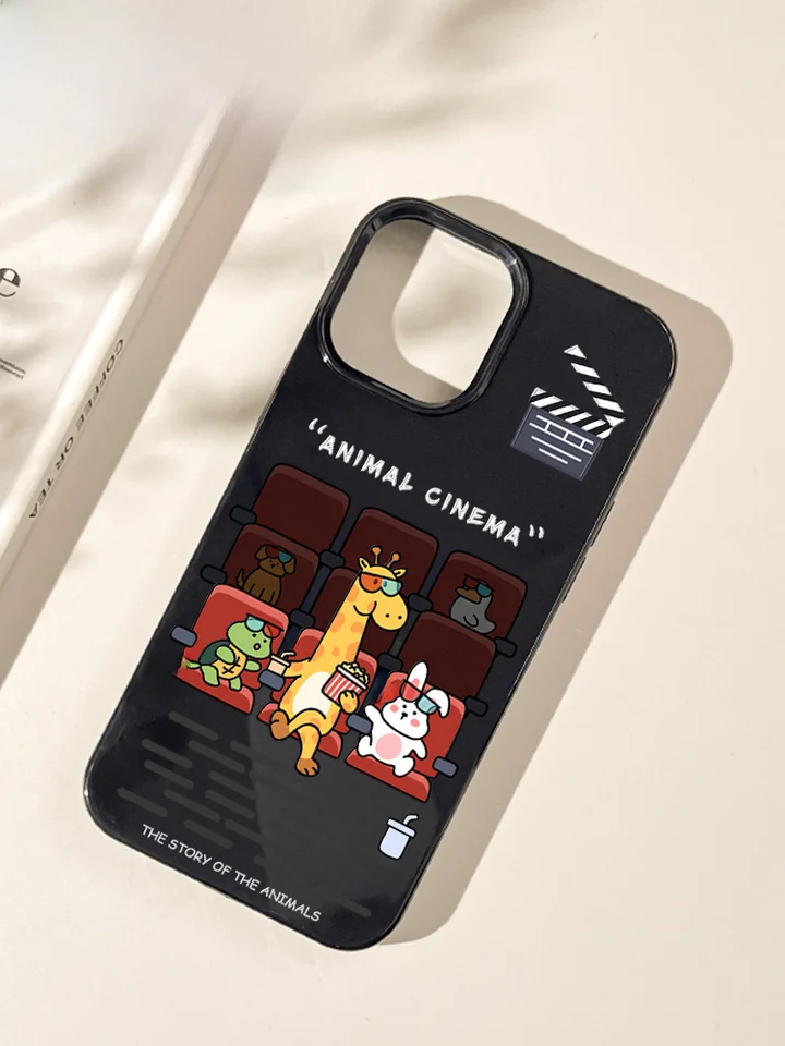 動物テーマのiPhoneケース【フルカバー・柔らかいシリコン・15pro/13対応】