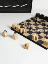 北欧風シンプルデザインの幾何学チェスボード【デスク用装飾】