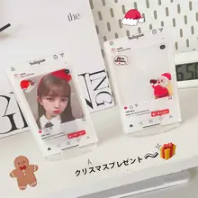 アクリル製クリスマスカードスタンド【インスピレーショナルデザイン・写真展示ラック・ポラロイド対応】
