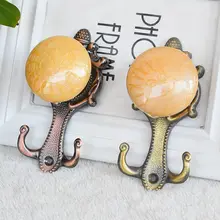 天河花柄の新しいアクリルカーテンフック【壁掛け用・亜鉛合金製・装飾用】