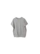 シンプルデザインのゆったりしたコットンTシャツ【半袖・夏用・カジュアル】