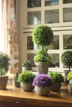 グリーン植物 インテリア ルームデコレーション 小型 フェイクフラワー