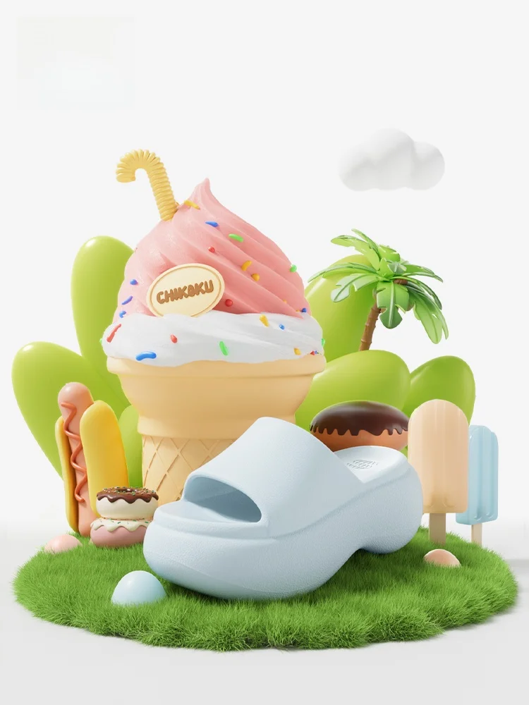 厚底スリッパ：かかとガサガサを防ぐための通勤向けファッションアイテム