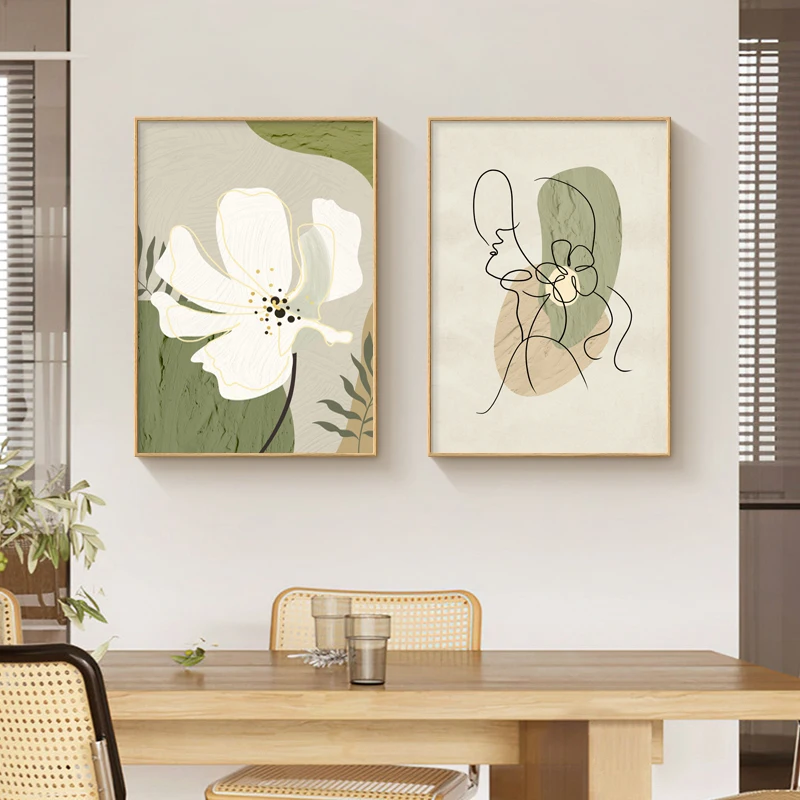 韓国インテリアを再現｜カフェ風部屋の作り方　花柄壁画の選び方とレイアウトガイド