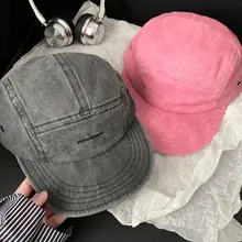 キャップ レディース カップル アメカジ ヴィンテージ ウォッシュ加工 フラットブリム ビッグサイズ 小顔効果 カジュアル