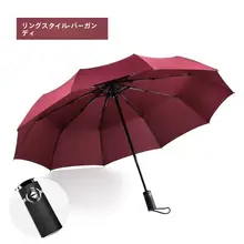 ビジネス用自動折りたたみ傘【防風・超大型・男女兼用・晴雨兼用】