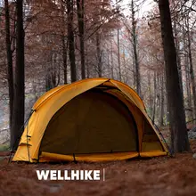 WELLHIKE 軽量ポータブルシングルテント【アウトドア・キャンプ・ハイキング用・四季対応】