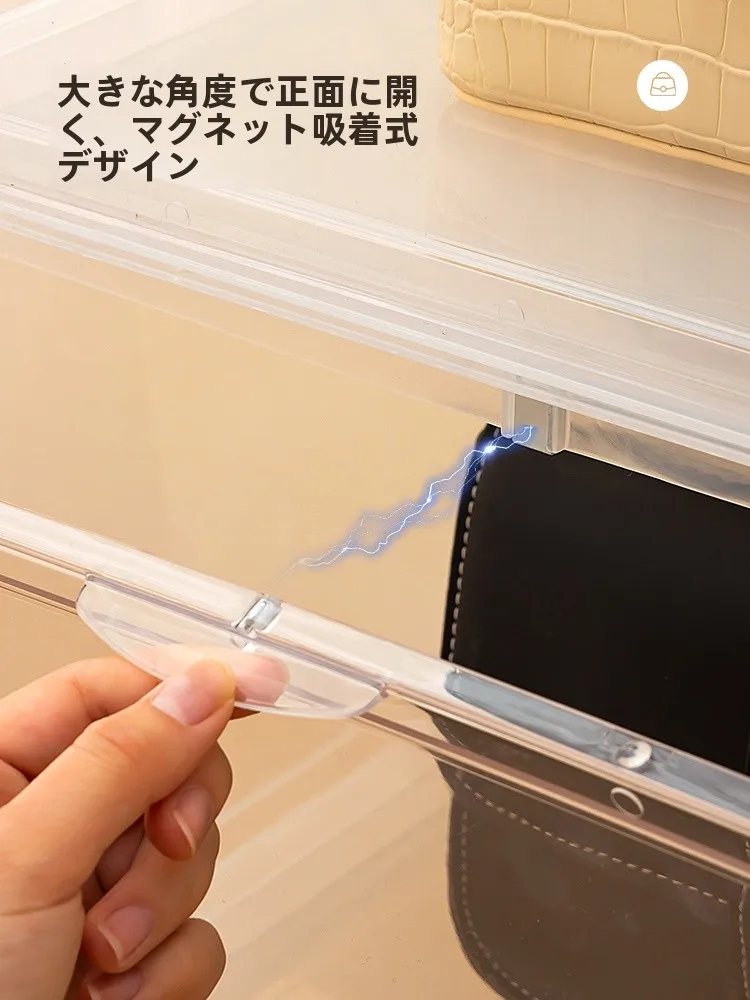 透明アクリル製バッグ収納ボックス：防塵展示用の立体式収納に最適な仕様と使い方