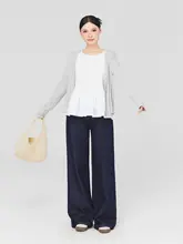 大きいサイズ レディース 春用 ノースリーブトップス【美しいデザイン・高級感】（セットアップ対応）