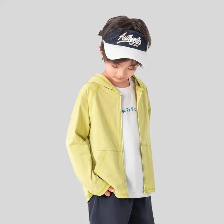 男の子用薄手ひんやり紫外線対策ジャケット【夏用・子供用・軽量】（セットアップ対応）